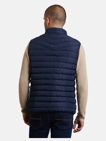 Threadbare Bodywarmer 'Hunnigan' in Blauw