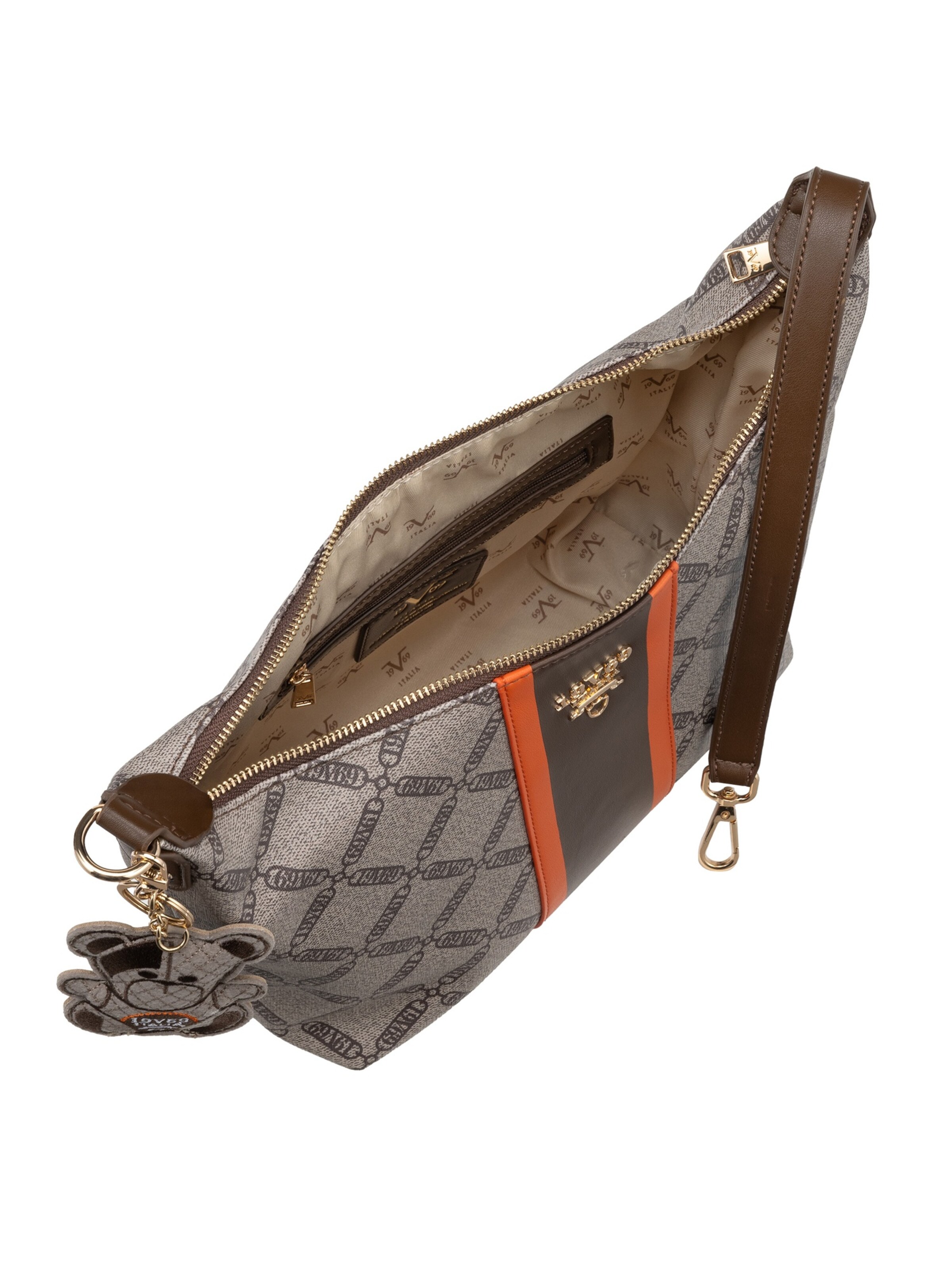 19V69 ITALIA - Bolso de hombro 'Marca' en beige