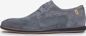 Floris van Bommel Lace-Up Shoes 'Presli 02' in Blue: front