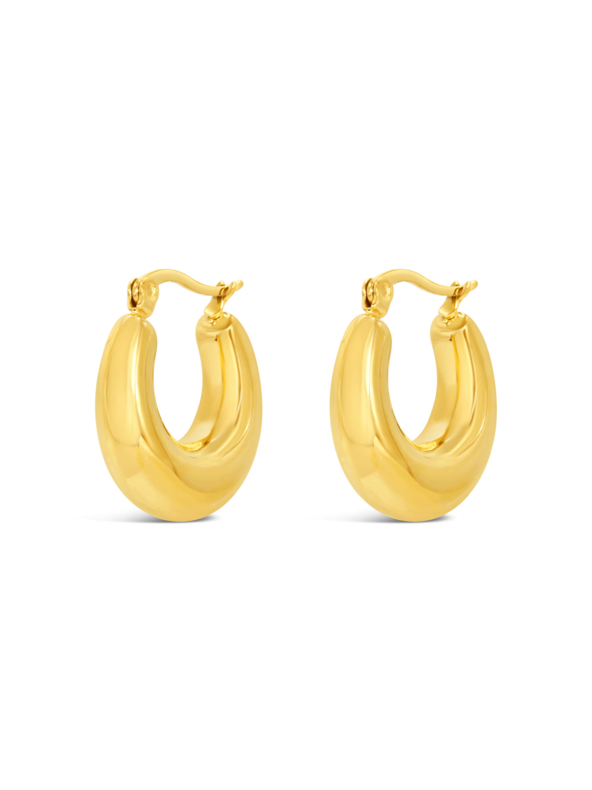 ARS-ARGENTI Earrings 'HOOPLA!' in Gold: front