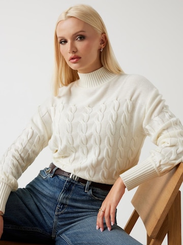 Pull-over GUESS en blanc
