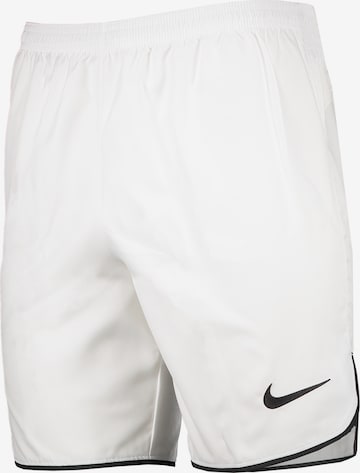 NIKE Loose fit Workout Pants 'Laser V' in White: front