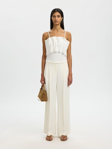 SELECTED Overdel i hvid