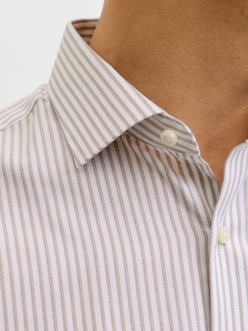 JACK & JONES Slim Fit Skjorte 'JPRBLParker' i beige