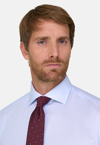 Chemise Boggi Milano en bleu : devant