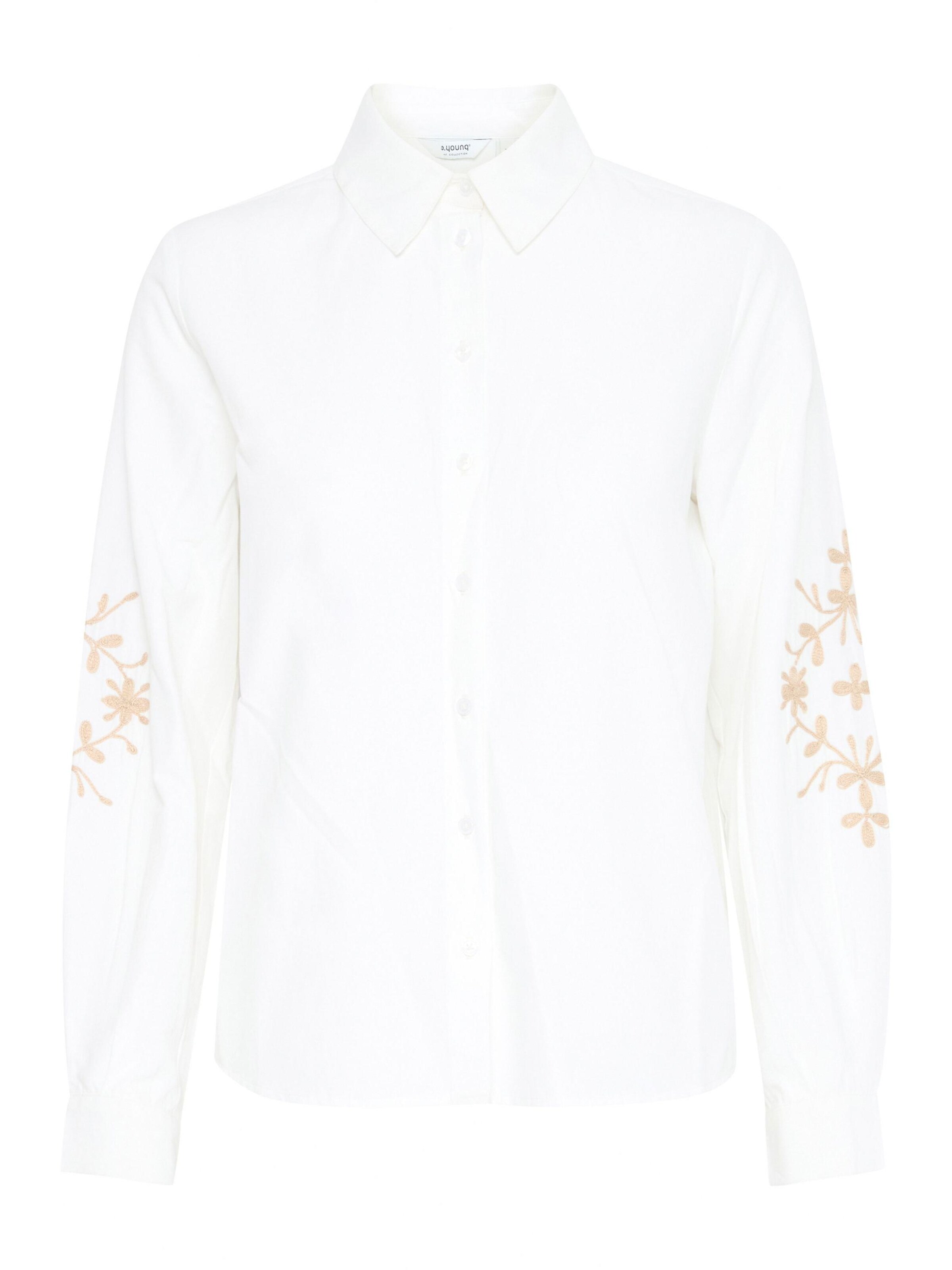 b.young Blouse 'HETILA' in White: front