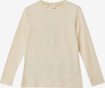 s.Oliver Shirt in Beige: Vorderseite