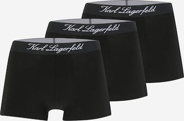 Karl Lagerfeld - Calzoncillo boxer en negro: frente