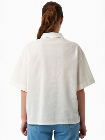 Organication Bluse in Weiß