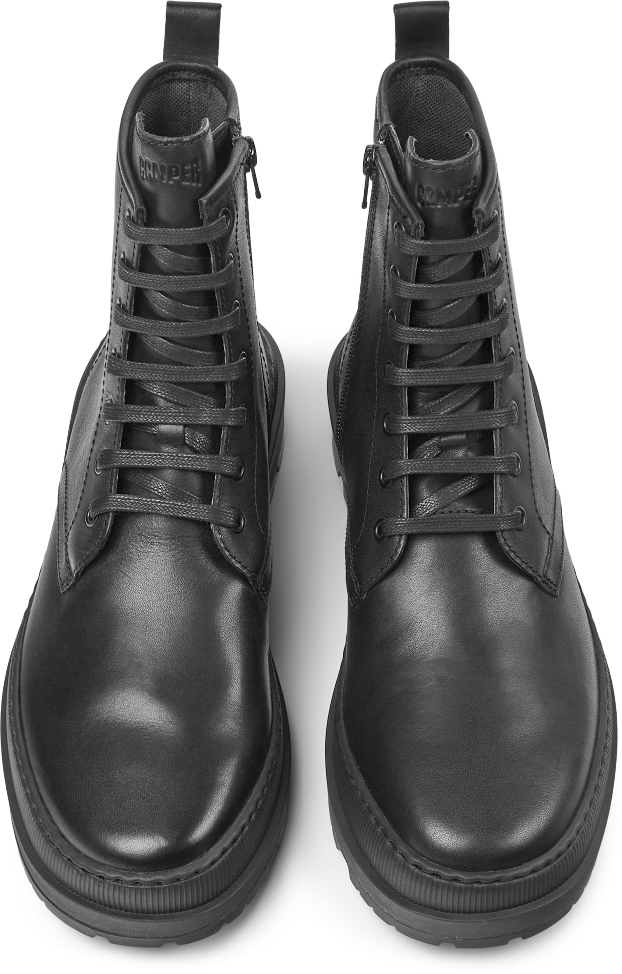 Bottines à lacets 'Brutus Trek' CAMPER en noir