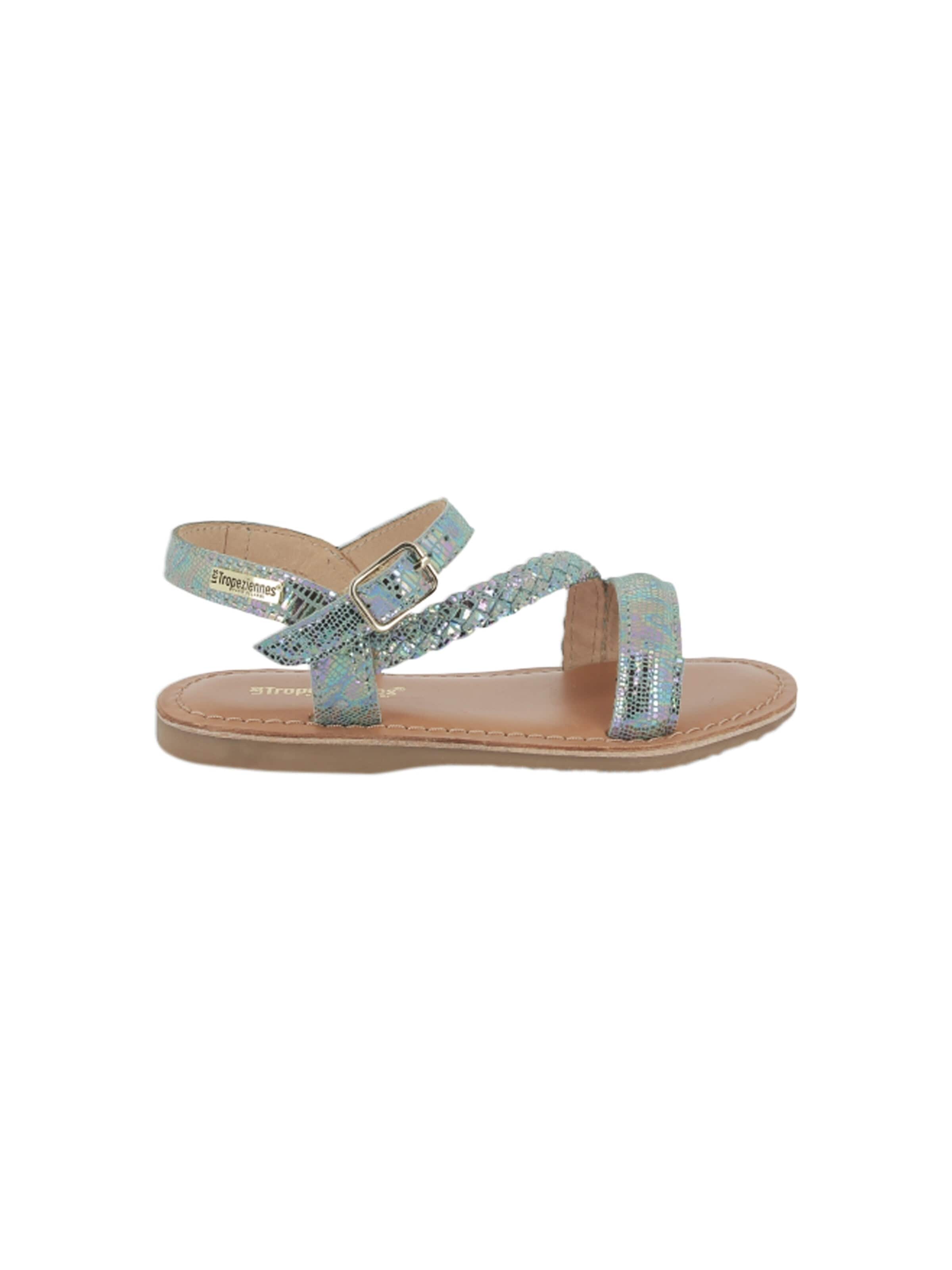 Sandalo 'Beluga-Ledersandalen für Kinder' di Les Tropéziennes in blu