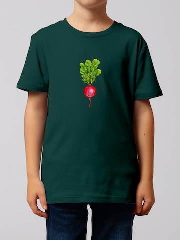 T-Shirt 'Radieschen' watabout.kids en vert : devant