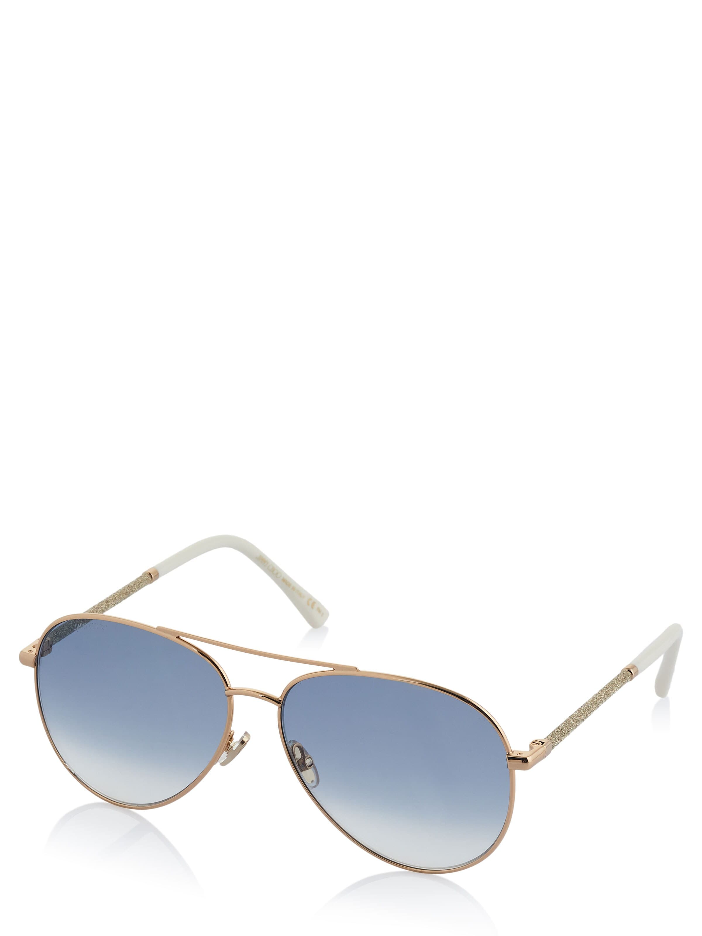 Lunettes de soleil JIMMY CHOO en or