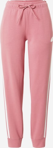 ADIDAS SPORTSWEAR Tapered Sports trousers in Pink: front