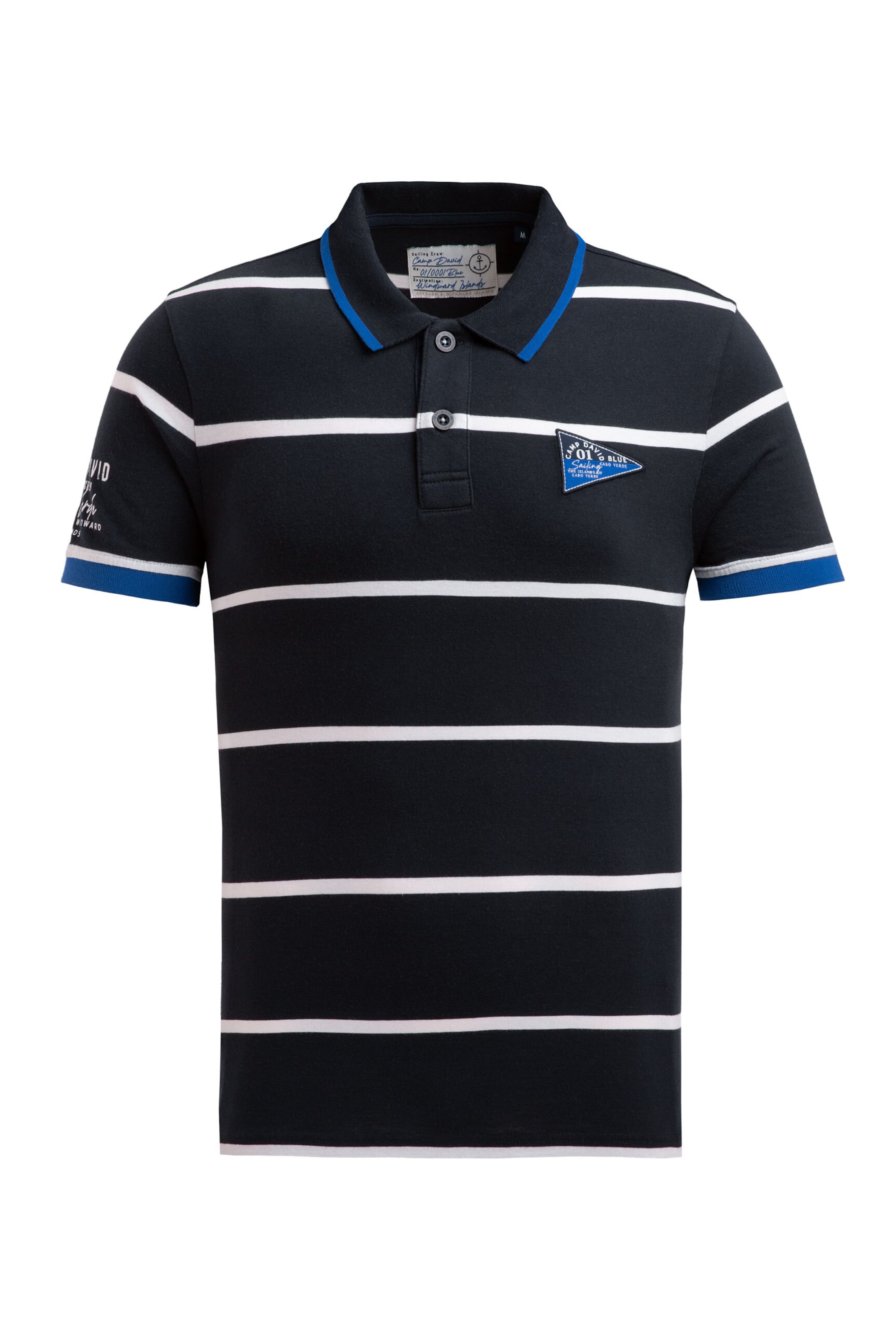 CAMP DAVID Shirt in Blue: front