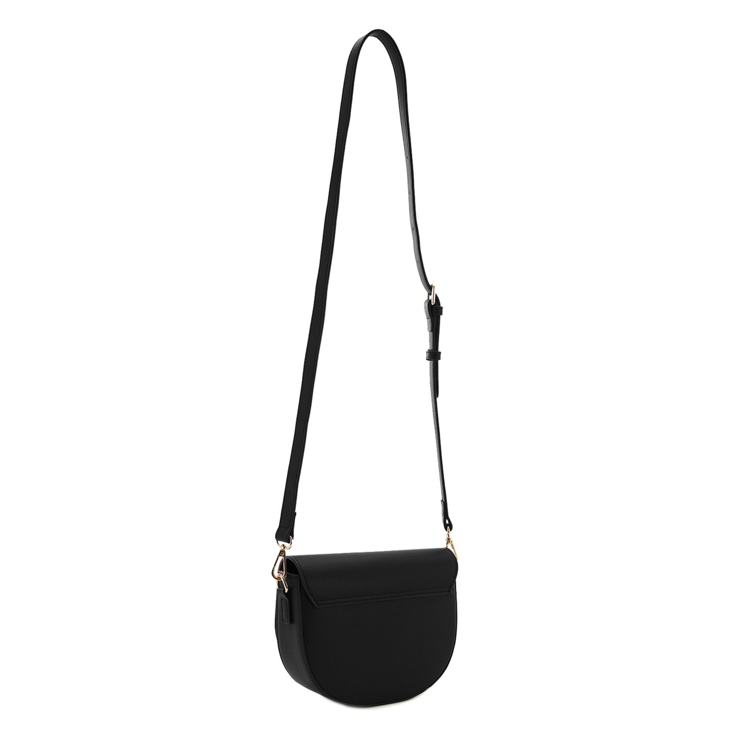 Seidenfelt Crossbody bag 'Nelma' in Black