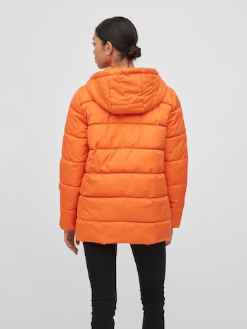 VILA Winter Jacket in Orange
