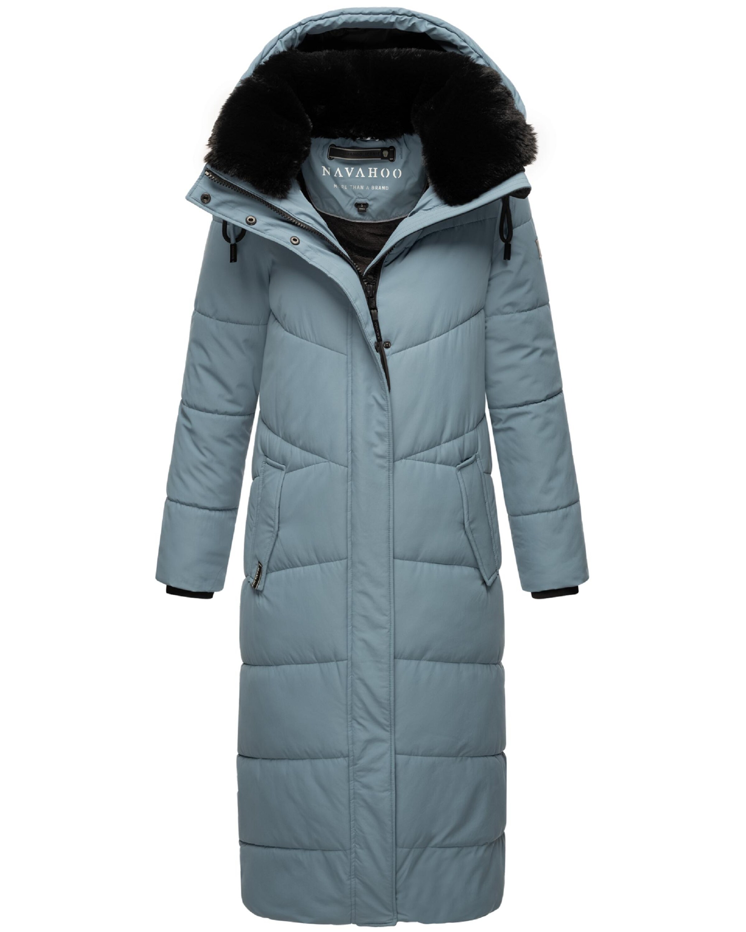 NAVAHOO Χειμερινό παλτό 'Hingucker XIV' σε μπλε: μπροστά