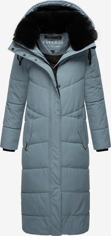 Manteau d’hiver 'Hingucker XIV' NAVAHOO en bleu : devant