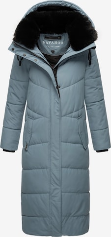 NAVAHOO Winter coat 'Hingucker XIV' in Blue: front