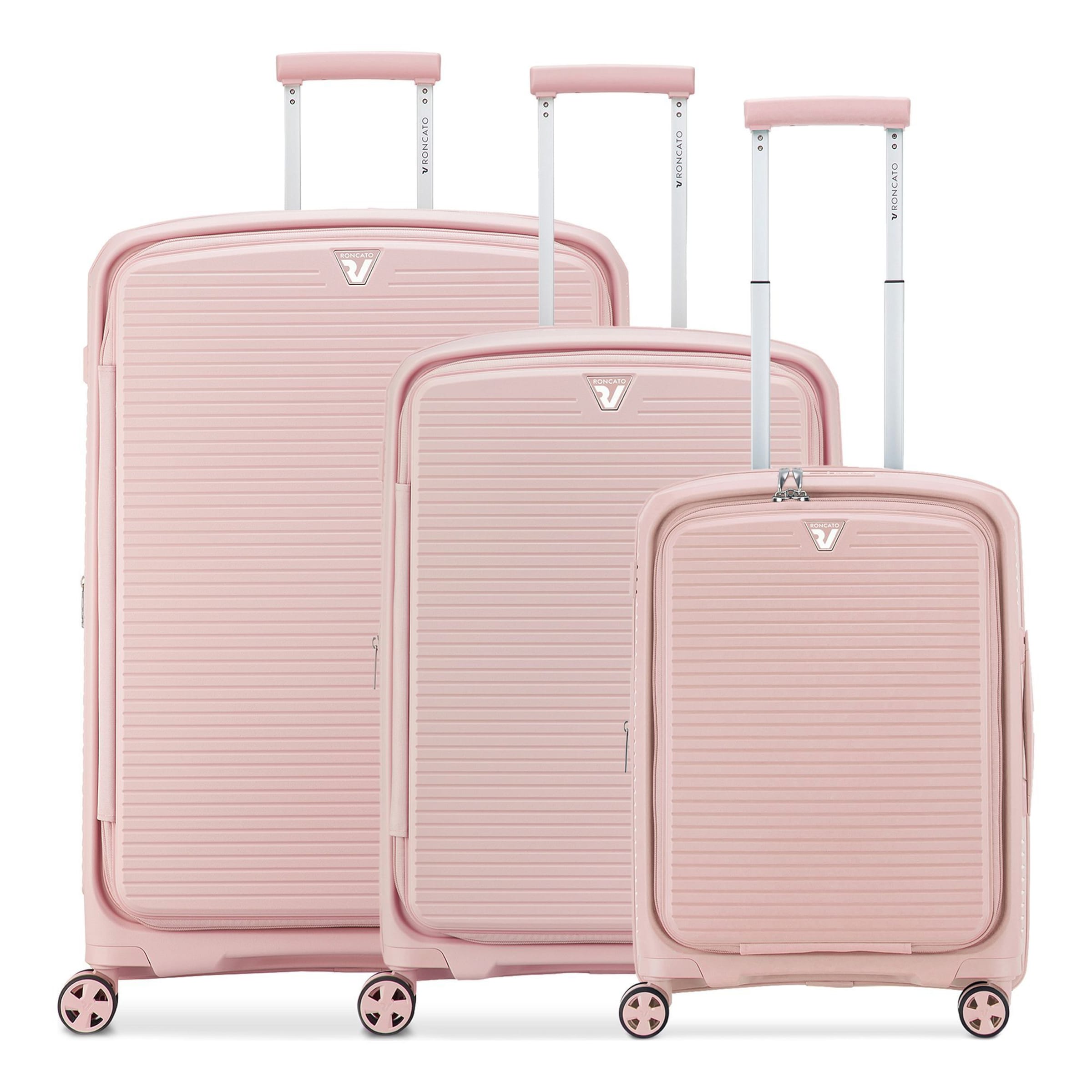 Roncato Kofferset 'Arcade' in Pink: Vorderseite