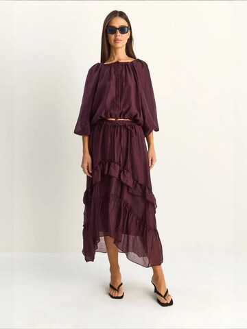 Bianco Lucci Blouse 'Blusen' in Rood