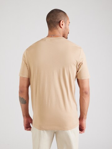 T-Shirt 'Dusplit' HUGO en beige