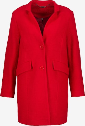 Ulla Popken Winter Coat in Red: front