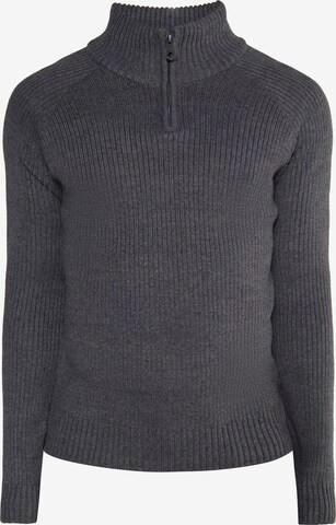 DreiMaster Vintage Sweater in Grey: front