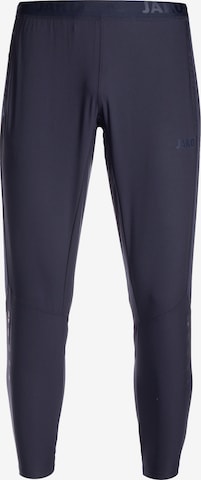 Coupe slim Pantalon de sport JAKO en bleu : devant