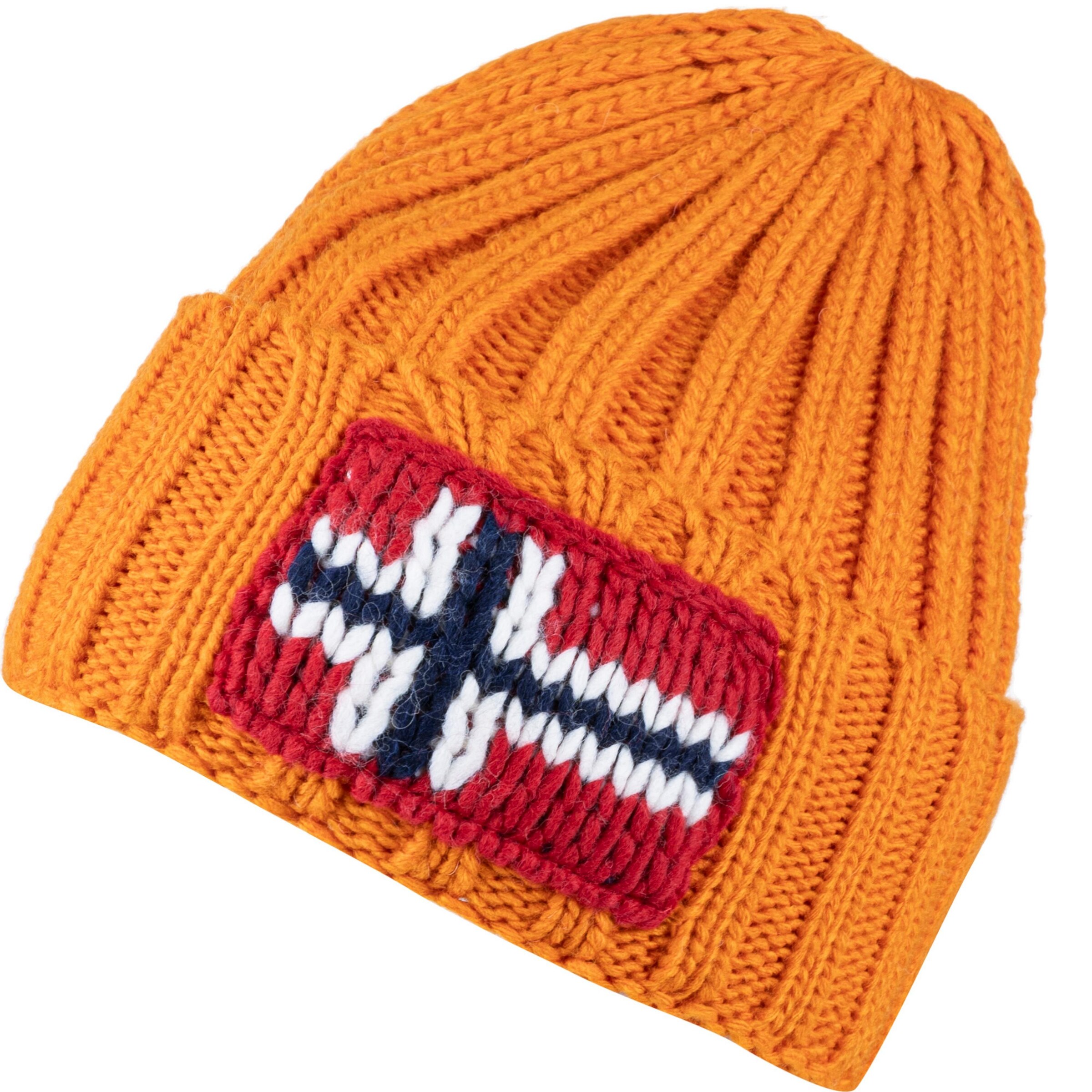 NAPAPIJRI Beanie 'F-Semiury' in Orange: front