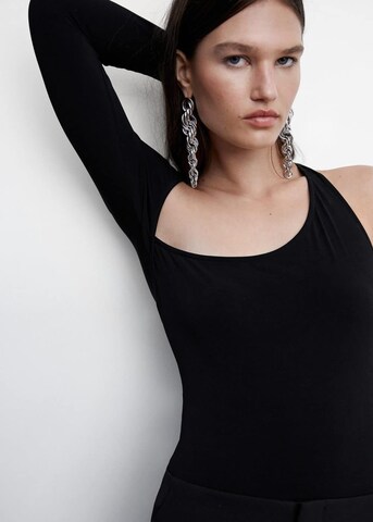 Shirtbody 'Diana' MANGO en noir