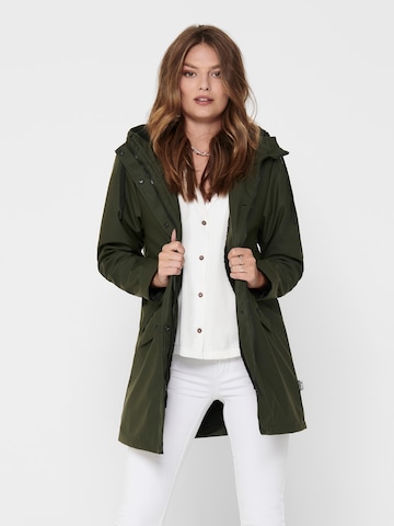 Veste mi-saison 'Sally' ONLY en vert : devant