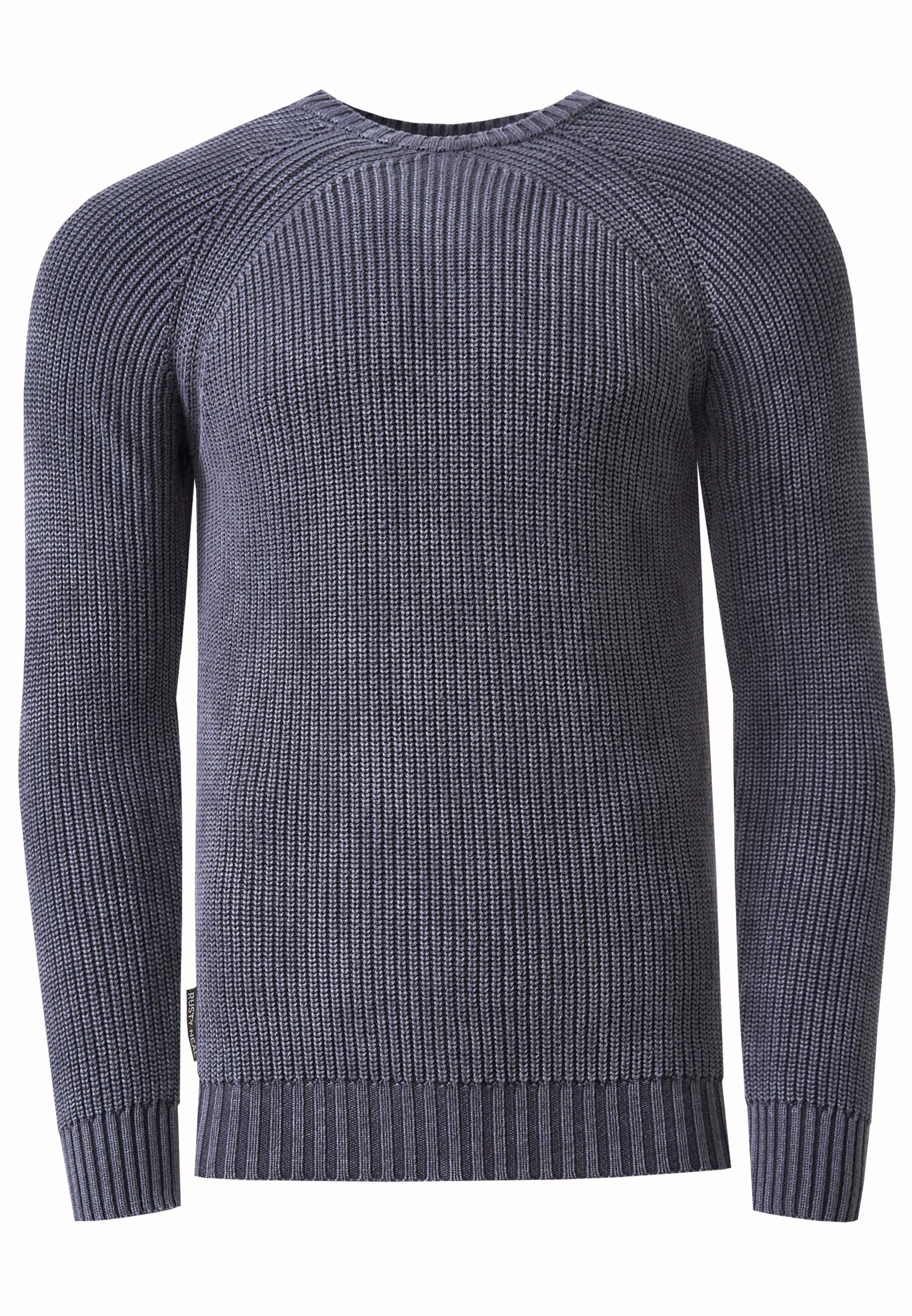 Rusty Neal Pullover in Grau: Vorderseite