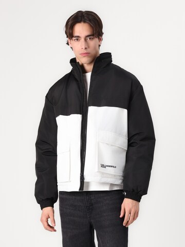KARL LAGERFELD JEANS Prehodna jakna | črna barva