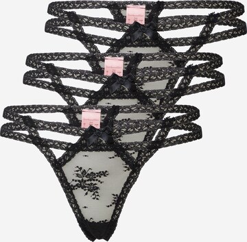 Hunkemöller String 'Irina' in Black: front