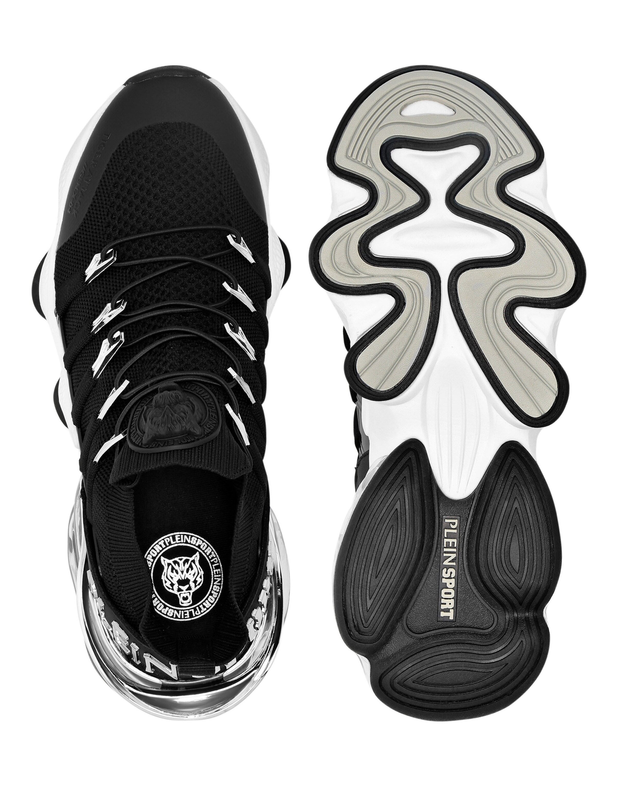 Sneaker bassa 'Tiger Attack//Gen.x.04' di Plein Sport in nero