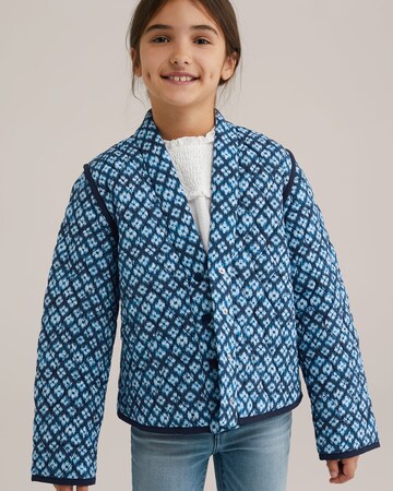 WE Fashion Übergangsjacke in Blau: Vorderseite