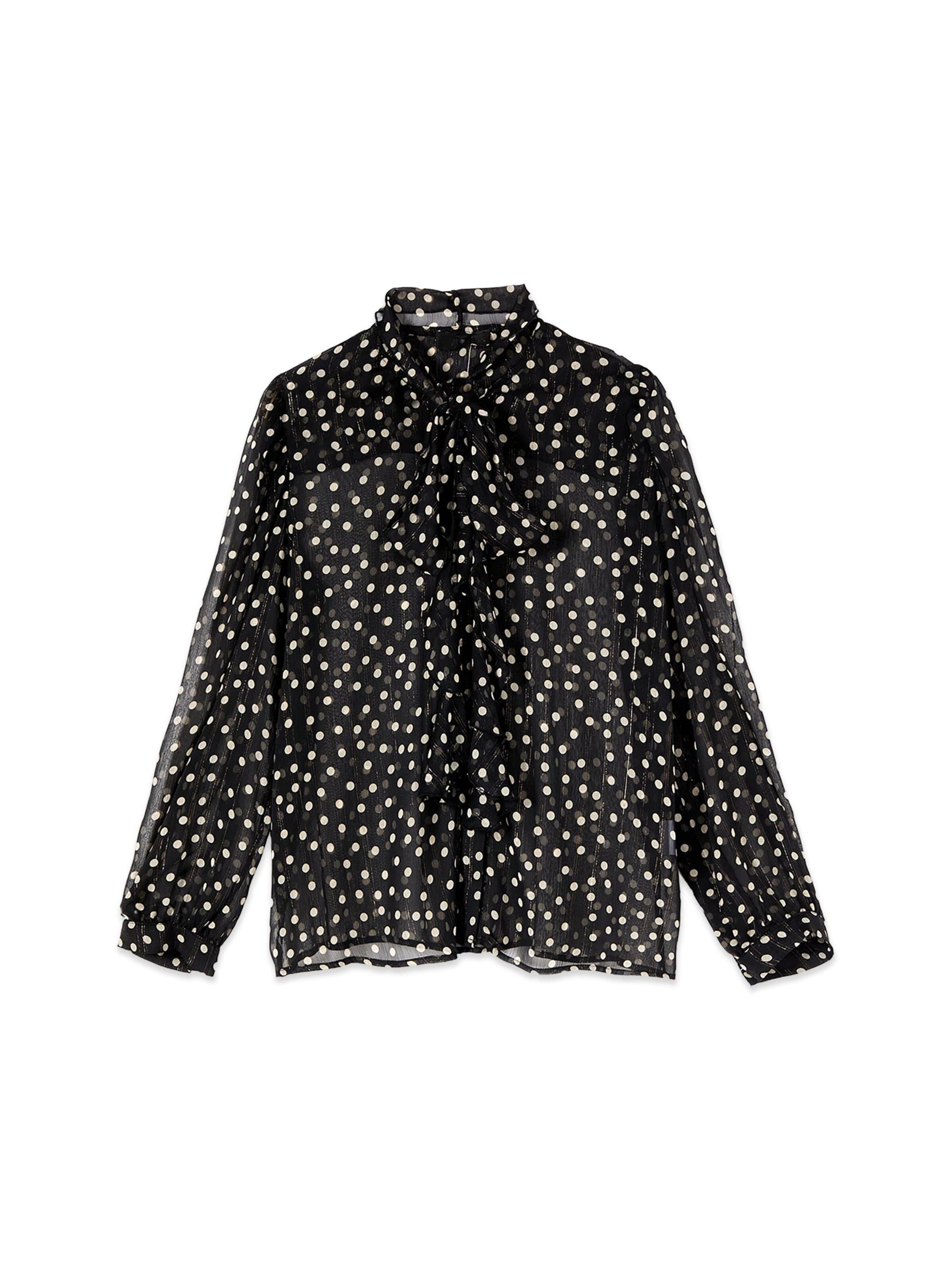 oltre - Blusa en negro: frente