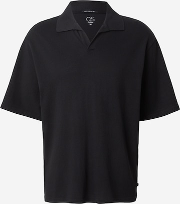 QS Poloshirt in Schwarz: Vorderseite