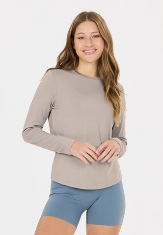 Athlecia Langarmshirt 'Miwa' in Grau: Vorderseite