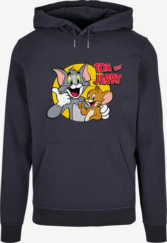ABSOLUTE CULT Sweatshirt 'Tom And Jerry - Thumbs Up' in Blau: predná strana