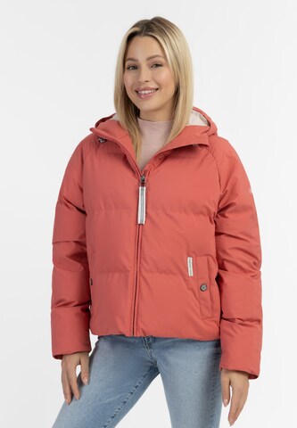 Schmuddelwedda - Chaqueta funcional 'Halee' en rojo: frente