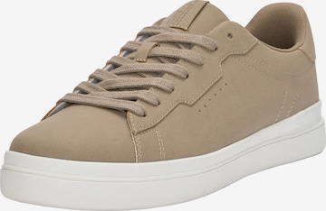 Sneaker bassa 'CLASSIC' di Pull&Bear in marrone: frontale