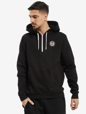 Sweat-shirt Sergio Tacchini en noir : devant