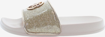 Ciabatta 'IVY002W/5Y2' di U.S. POLO ASSN. in oro: frontale