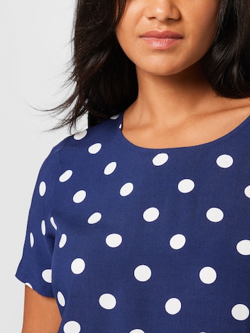 ONLY Carmakoma Blouse 'ANITA' in Blue