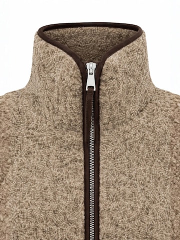 MixRay Fleece jacket 'Sweatshirts' in White