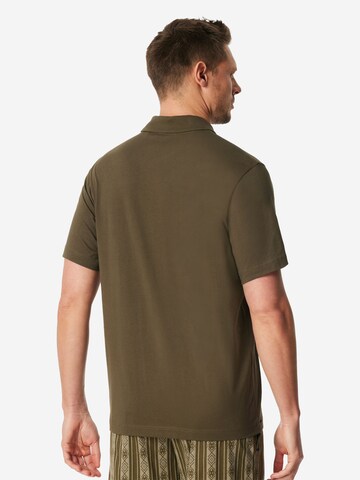 T-Shirt ' Mix Relax ' SCHIESSER en vert