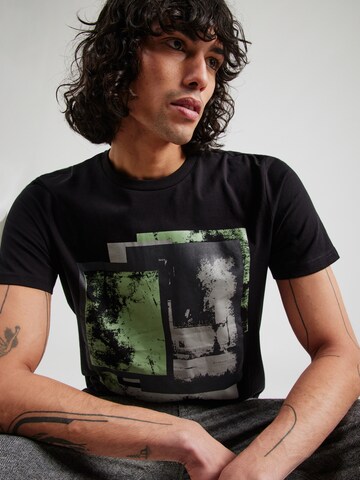 QS T-Shirt in Grau